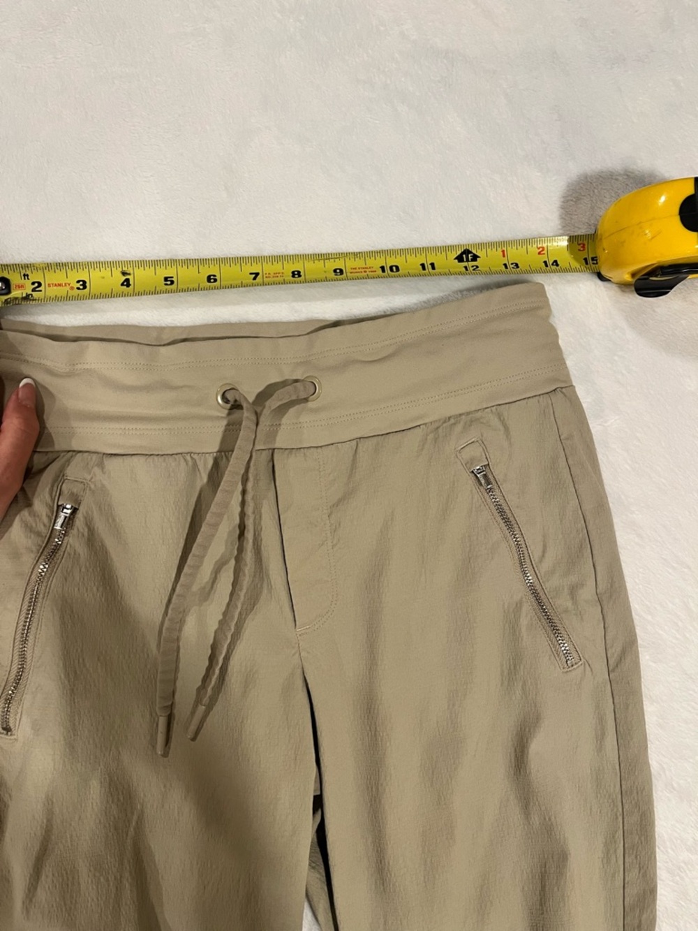 Athleta Trekkie North Jogger Hiking Pants Khaki Tan Size 4 - Picture 7 of 10